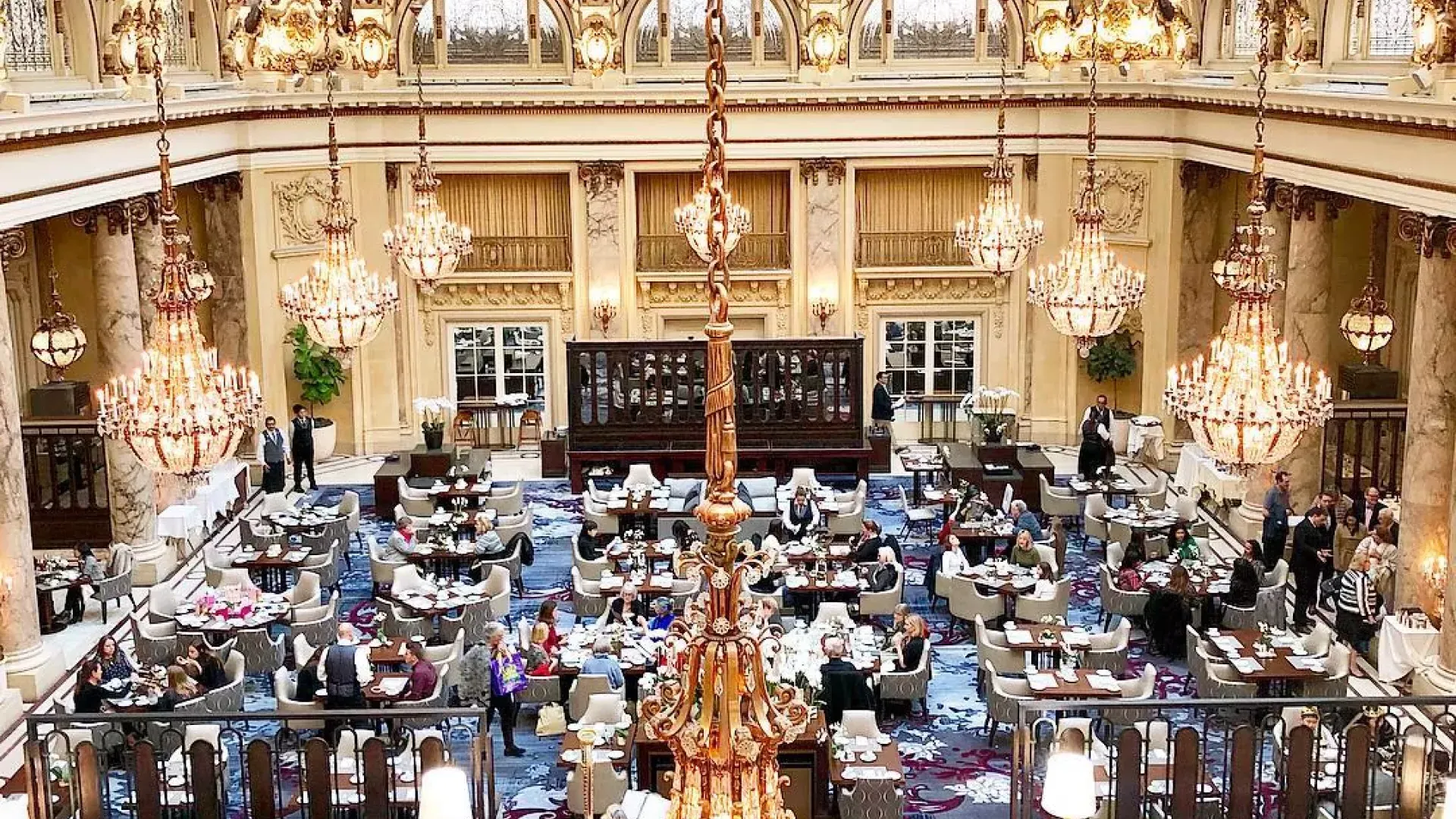 The Garden Court of San Francisco's Palace Hotel