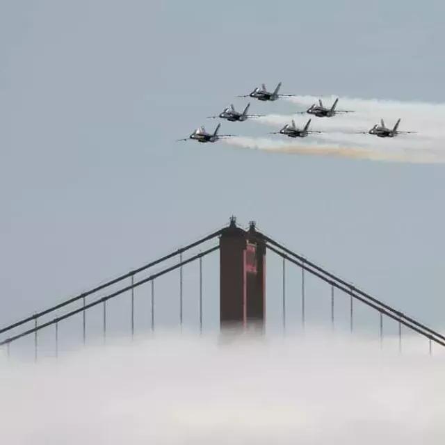 Blue Angels sul Golden Gate Bridge