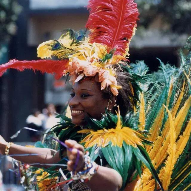 Danseuse lors de la célébration du Carnaval